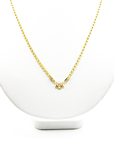 สร้อยคอ 1 สลึงลายผ่าหวาย