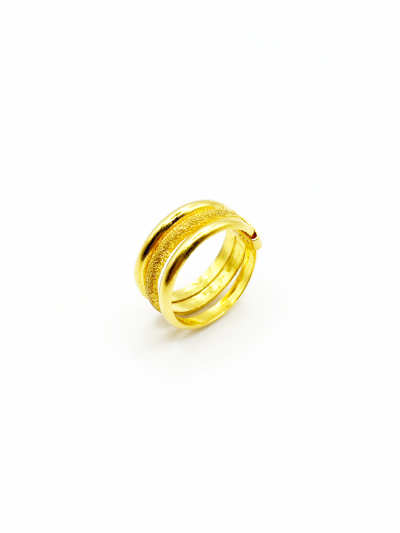 แหวนทอง 1 สลึงลายปลอกมีดลายกิ๊บ