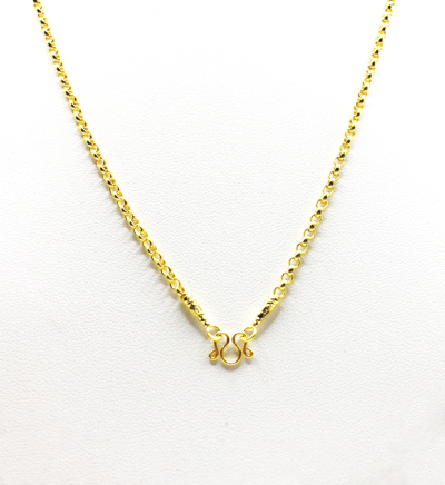 สร้อยคอ 1 สลึงลายผ่าหวาย