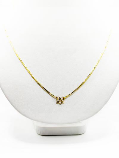 สร้อยคอ 1 สลึงลายปล้องอ้อย