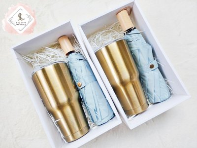 ของรับไหว้ แก้วเยติ+ร่มพับกันuv