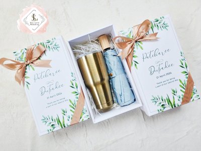 ของรับไหว้ แก้วเยติ+ร่มพับกันuv