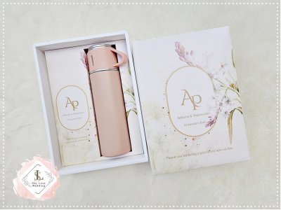 ของรับไหว้ กระบอกเก็บอุณหภูมิ ฝาสามารถเป็นแก้วน้ำ