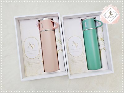 ของรับไหว้ กระบอกเก็บอุณหภูมิ ฝาสามารถเป็นแก้วน้ำ