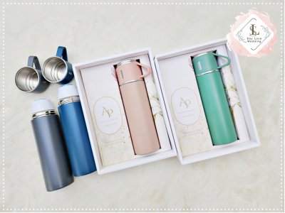 ของรับไหว้ กระบอกเก็บอุณหภูมิ ฝาสามารถเป็นแก้วน้ำ