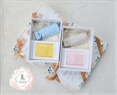 ของรับไหว้ผู้ใหญ่   ร่มพับกันuv + ผ้าแพรพรีเมี่ยม