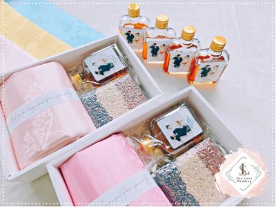 ชุดรับไหว้ ผ้าแพร น้ำผึ้ง ข้าว 3 กษัตริย์