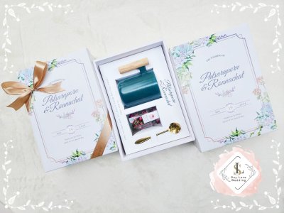 ชุดรับไหว้งานแต่ง แก้วมัคด้ามไม้ พร้อมชากุหลาบ | ของรับไหว้ผู้ใหญ่