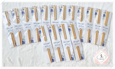 ตะเกียบไม้มินิมอลของชำร่วยงานแต่งความหมายดี