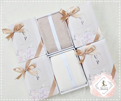 ของรับไหว้ ผ้าสาเกญี่ปุ่นลายรังผึ้ง ขนาด 70*140 cm