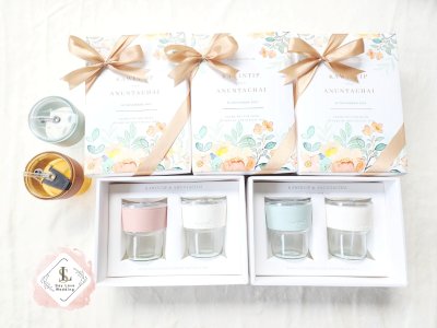 ของรับไหว้งานแต่ง แก้วกาแฟหนังจับคู่ 2 ใบ ของรับไหว้พรีเมี่ยม