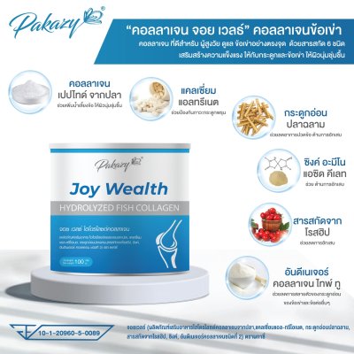 จอย เวลธ์ Type II Collagen อาหารเสริมบำรุงข้อเข่าและข้อต่อ