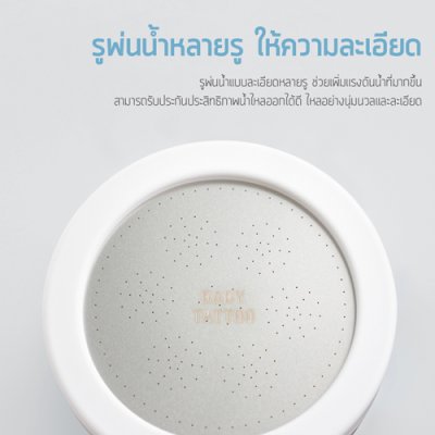 แผงหน้าสแตนเลส สำหรับฝักบัวกรองน้ำ Premium