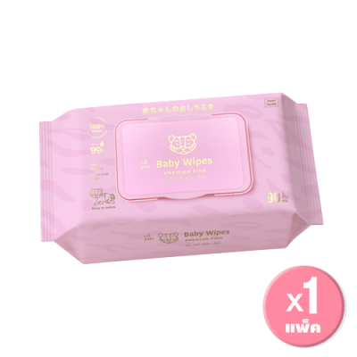 ทิชชู่เปียกผ้าแคชเมียร์ พรีเมียม  90 แผ่น