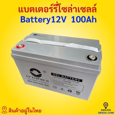 LV Topsun deep cycle battery 12v 100ah