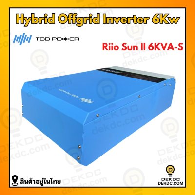 TBBPOWER Hybrid off grid inverter 6k 48v mppt100a