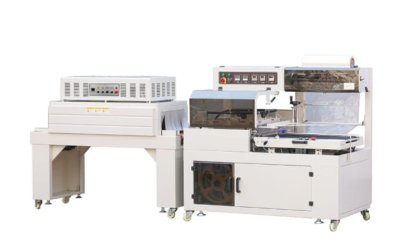 เครื่องตัดฟิล์มอัตโนมัติ+เครื่องอบฟิล์มหด รุ่น FQL450A+BS4522N