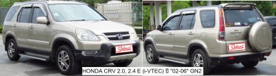 ฮอนด้า ซีอาร์วี รุ่น 2 ปี 02-08 เครื่อง 2.0, 2.4 cc E (i-VTEC) เกียร์ออโต้ หนา 16, 26 มิล ท่อน้ำขนาด 32 มิล