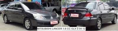 หม้อน้ำ มิตซูบิชิ แลนเซอร์  GLX ซีเดีย ปี 01-04, 04-12 เครื่อง 1.6, 1.8 CC เกียร์ออโต้