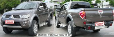 หม้อน้ำ มิตซูบิชิ ไทรตั้น 3.2  cc ท่อตรง