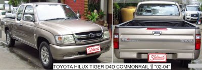 โตโยต้า ไทเกอร์ ดีโฟดี 1KD/2KD ปี 02-04 เครื่อง COMMONRAIL ขนาดรังผึ้ง 17 3/4 x 20 3/4 หนา 36 มิล