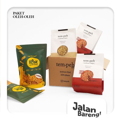 Paket Oleh-Oleh Tem.peh & Kpok (Khusus untuk ke luar kota)