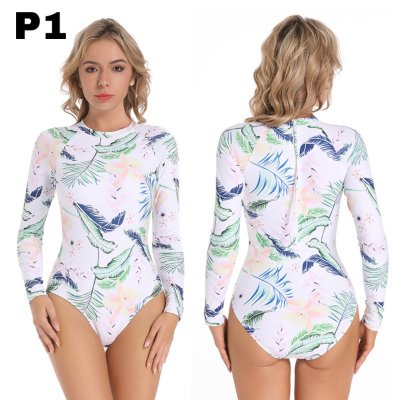 UV  Sleeve Swimsuit ชุดว่ายน้ำ ชุดเซิร์ฟ วันพีช แขนยาว FIXME One Piece