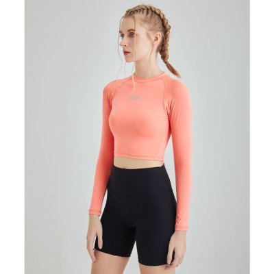 เสื้อวิ่งแขนยาวกันแดด เอวลอย   สำหรับวิ่ง