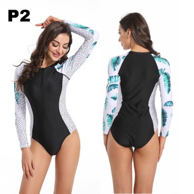 UV  Sleeve Swimsuit ชุดว่ายน้ำ ชุดเซิร์ฟ วันพีช แขนยาว FIXME One Piece