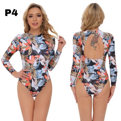 UV  Sleeve Swimsuit ชุดว่ายน้ำ ชุดเซิร์ฟ วันพีช แขนยาว FIXME One Piece