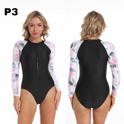 UV  Sleeve Swimsuit ชุดว่ายน้ำ ชุดเซิร์ฟ วันพีช แขนยาว FIXME One Piece