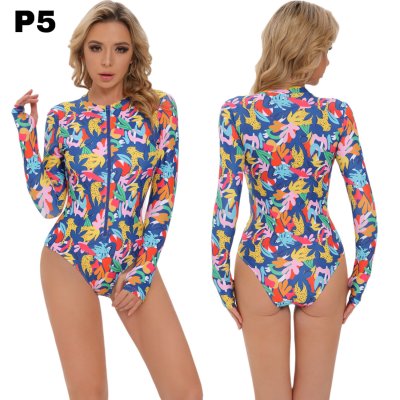 UV  Sleeve Swimsuit ชุดว่ายน้ำ ชุดเซิร์ฟ วันพีช แขนยาว FIXME One Piece