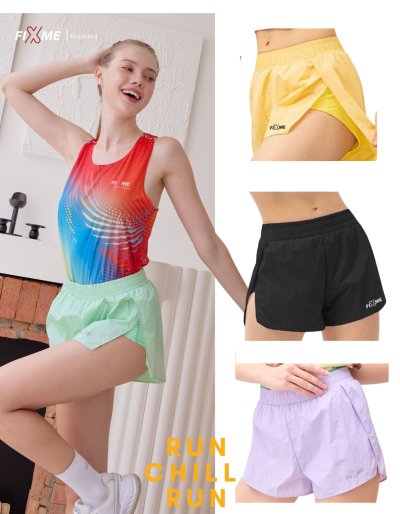 กางเกงวิ่งขาสั้น รุ่น Chill ทรงสวย เบามาก  (มีซับใน) Fixmesport กางเกงวิ่งขาสั้น รุ่น Chill ทรงสวย เบามาก  (มีซับใน) Fixmesport
