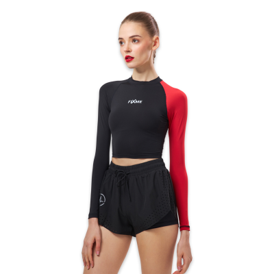 เสื้อแขนยาวกันแดด เอวลอย   สำหรับวิ่ง