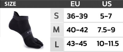 ถุงเท้าวิ่งแยกนิ้ว รุ่น Fix sock