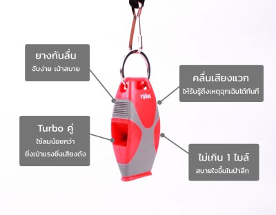 นกหวีด Fixme  รุ่น Twin - turbo