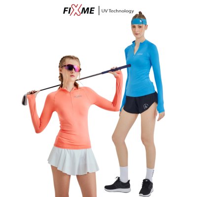 เสื้อวิ่งแขนยาวซิปหน้า zip