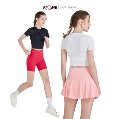เสื้อวิ่ง แขนสั้นเอวลอย ซิปหน้า แห้งไว FIXME เสื้อวิ่ง แขนสั้นเอวลอย ซิปหน้า แห้งไว FIXME
