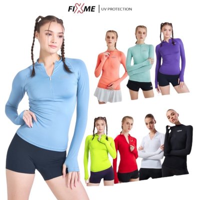 เสื้อวิ่งแขนยาวซิปหน้า zip