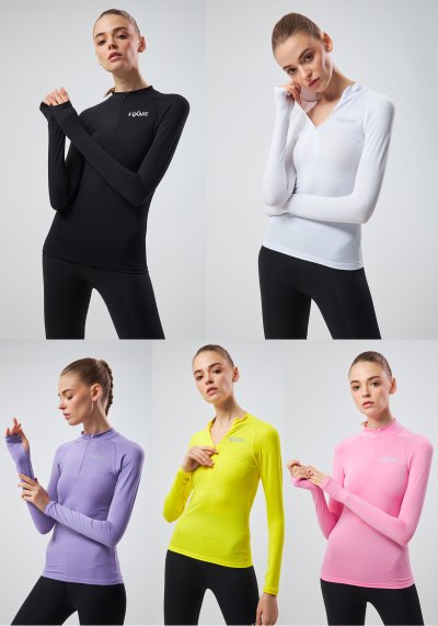 เสื้อวิ่งแขนยาวซิปหน้า zip