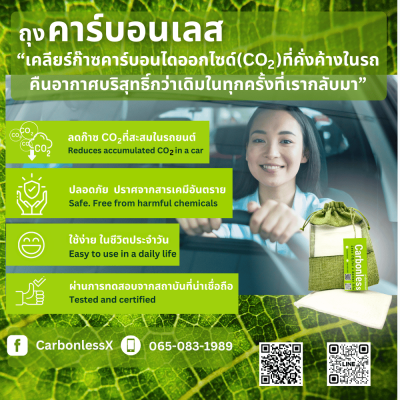 Carbonless Car Plus: CO₂ Reduction Bag for Accumulated CO₂ in Cars