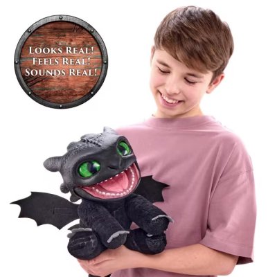 ใหม่!! มังกร เขี้ยวกุด DreamWorks How To Train Your Dragon: RealFX Toothless Action Figure