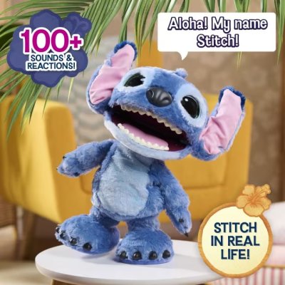 NEW! Stitch Interactive Feature Plush Toy แบบสมจริงขีดสุด