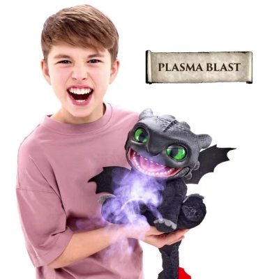 ใหม่!! มังกร เขี้ยวกุด DreamWorks How To Train Your Dragon: RealFX Toothless Action Figure