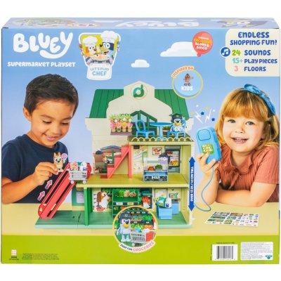 ชุดของเล่นซูเปอร์มาร์เก็ต Bluey Supermarket Playset ลิขสิทธิ์แท้จากออสเตรเลีย รอ 7-14 วัน ชุดของเล่นซูเปอร์มาร์เก็ต Bluey Supermarket Playset ลิขสิทธิ์แท้จากออสเตรเลีย รอ 7-14 วัน