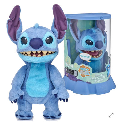 พร้อมส่ง ตุ๊กตา Stitch Disney Lilo & Stitch เสมือนจริง Puppet