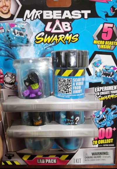 พร้อมส่ง - มิสเตอร์บีส MrBeast Lab Swarms Atomic Series ในแพคจะมีปีศาจ 5 ตัว ออกห้างที่ออสเตรเลีย