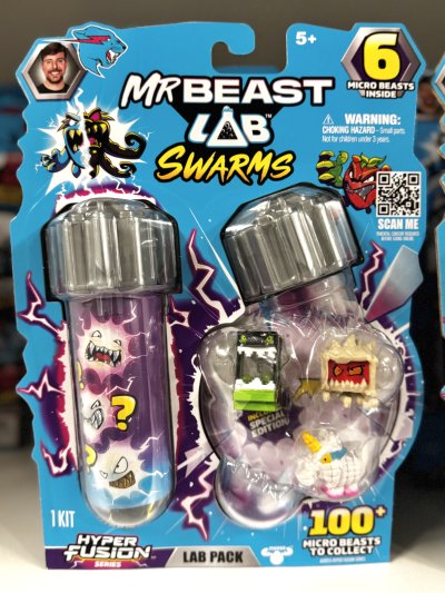 พร้อมส่ง - New Series มิสเตอร์บีส 6 Pack MrBeast Lab Swarms S3 Lab Playset แพค 6 ตัว แท้! ออกห้างที่ออสเตรเลีย