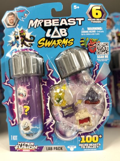 พร้อมส่ง - New Series มิสเตอร์บีส 6 Pack MrBeast Lab Swarms S3 Lab Playset แพค 6 ตัว แท้! ออกห้างที่ออสเตรเลีย