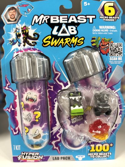 พร้อมส่ง - New Series มิสเตอร์บีส 6 Pack MrBeast Lab Swarms S3 Lab Playset แพค 6 ตัว แท้! ออกห้างที่ออสเตรเลีย
